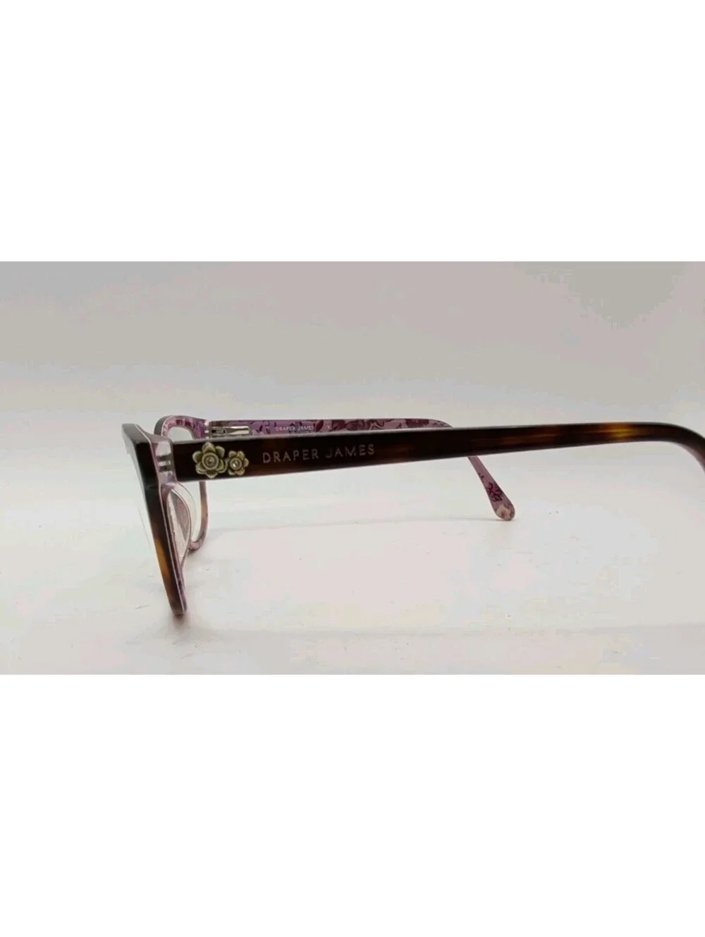 Draper James DJ5025 Eyeglasses Frames Women 54-17-140 Purple Tortoise Cat Eye